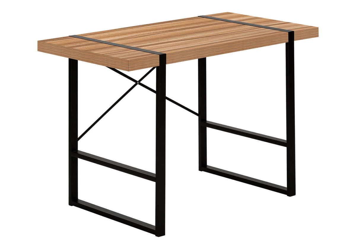 Modern Computer Desk for Home Office with Thick-Panel Desktop – Multiple Colors, photo 2 of 24