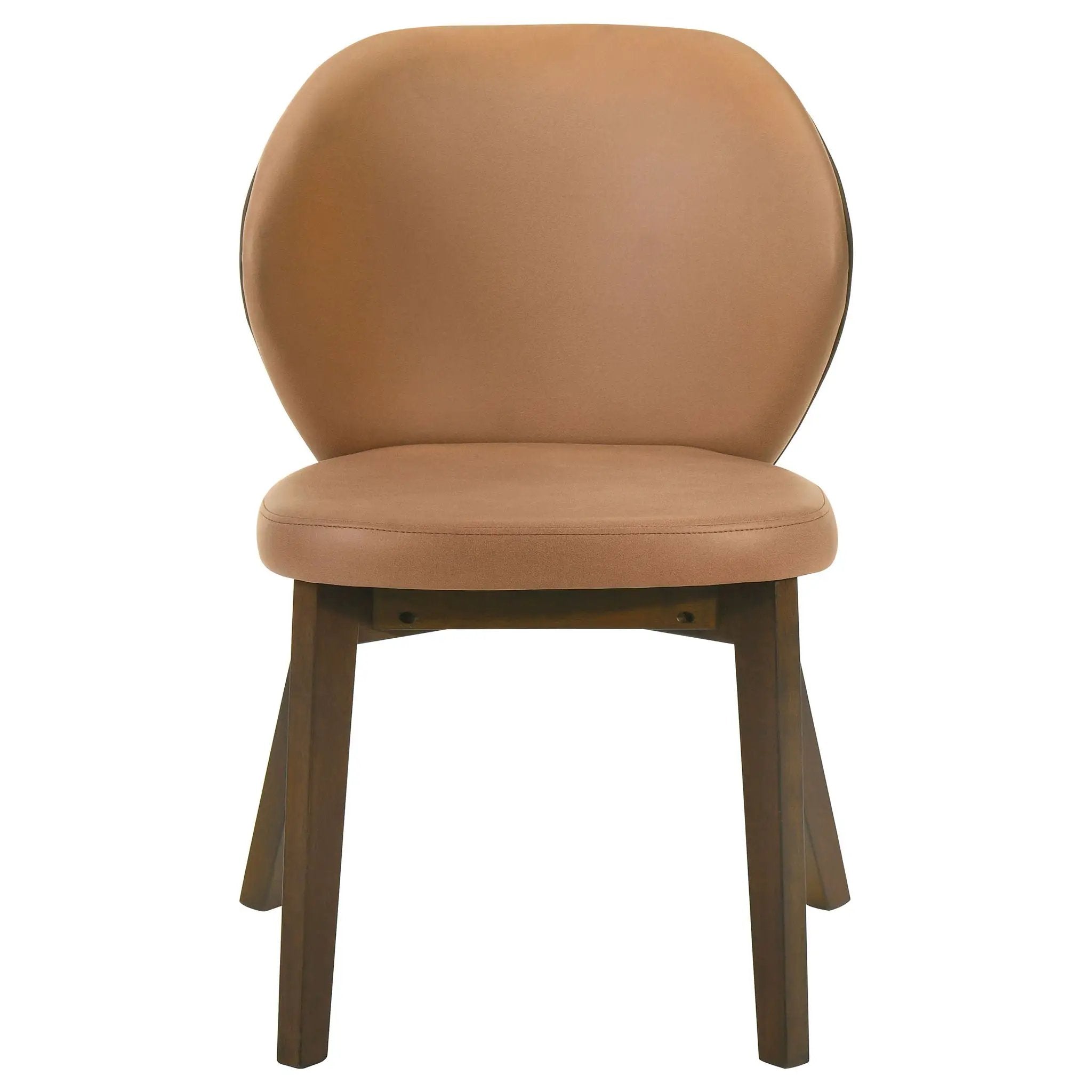 Randolph Dining Side Chair Butterscotch and Brown (Set of 2) by Unique Piece Furniture