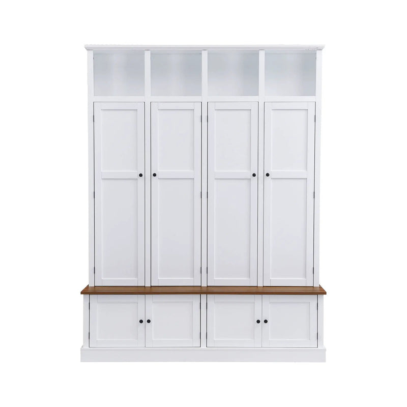Hall Tree With Bench And Cabinet by Unique Piece Furniture