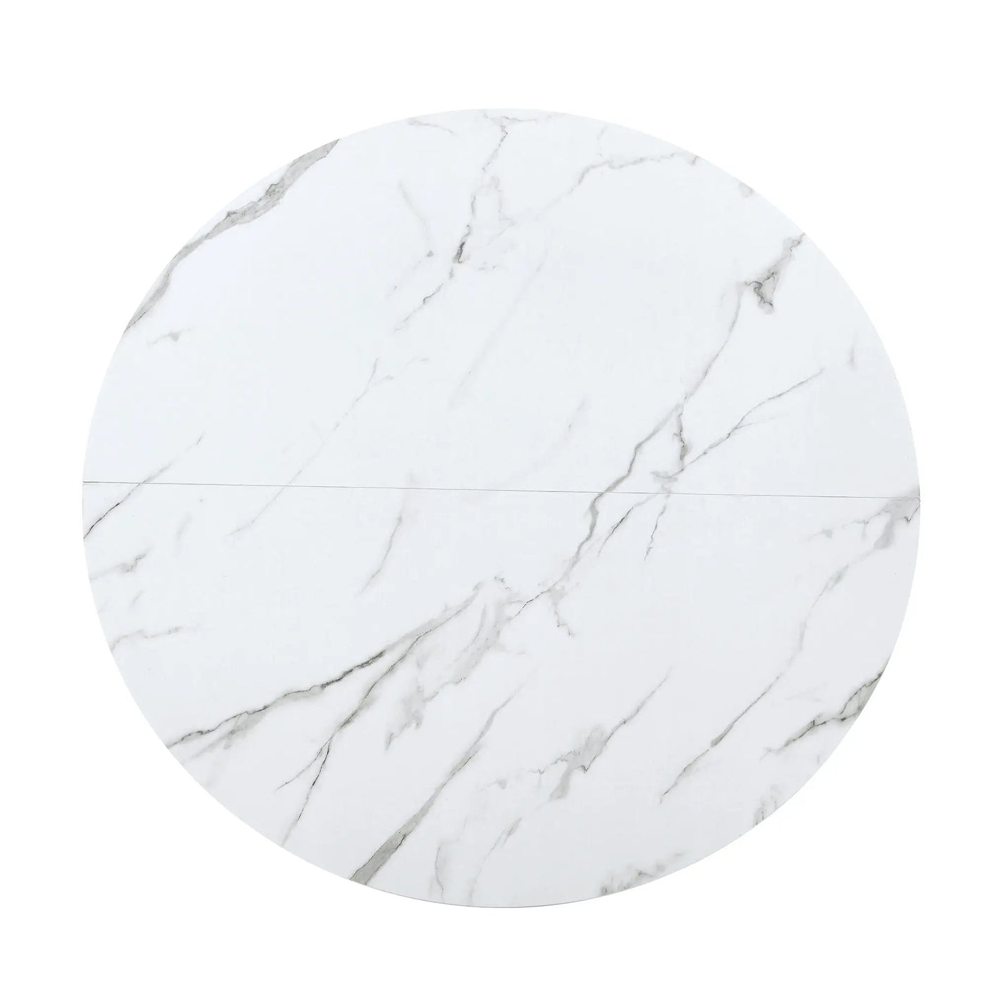 Round Dining Table With Cross Base, Modern Home Furniture by HouseOfZazla