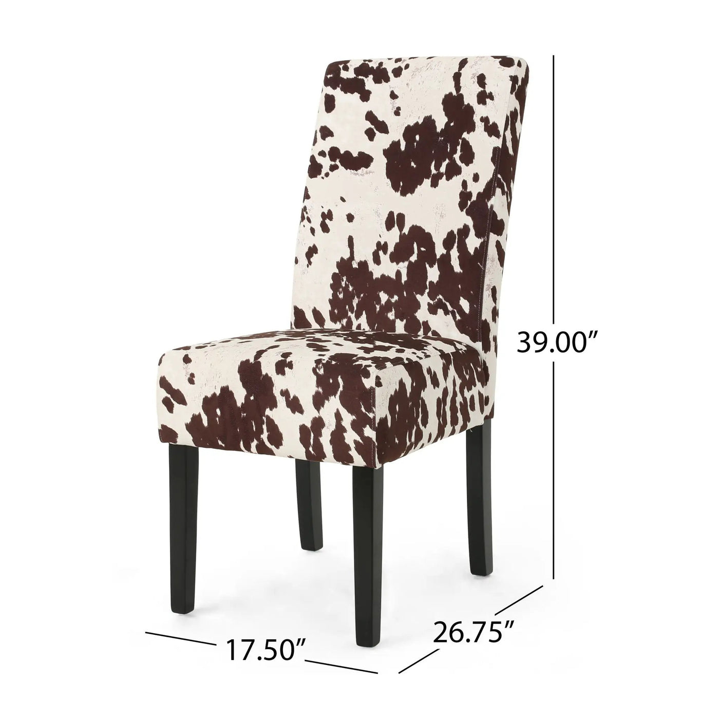 Contemporary Dining Chair With Rubberwood Legs (Set of 2) by HouseOfZazla