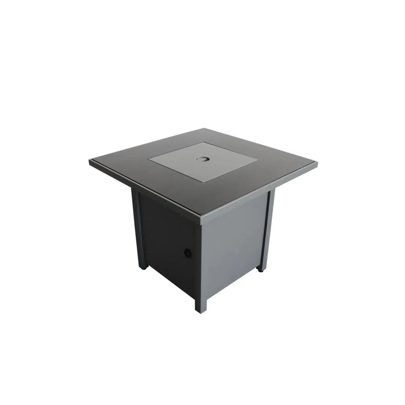Outdoor Fire Pit Table With Lid - Gray by HouseOfZazla