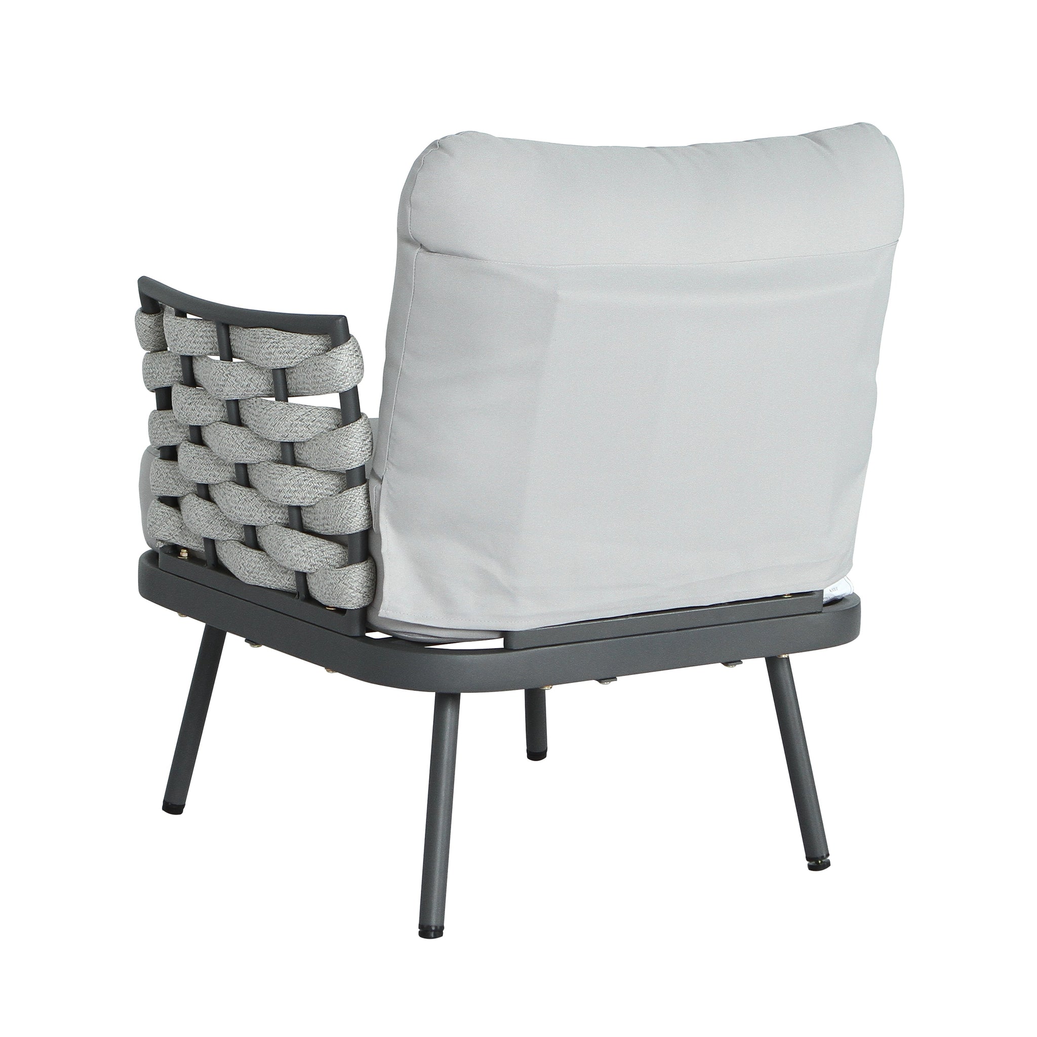 Mariano Steel 4-Pieces Conversation Set by HouseOfZazla