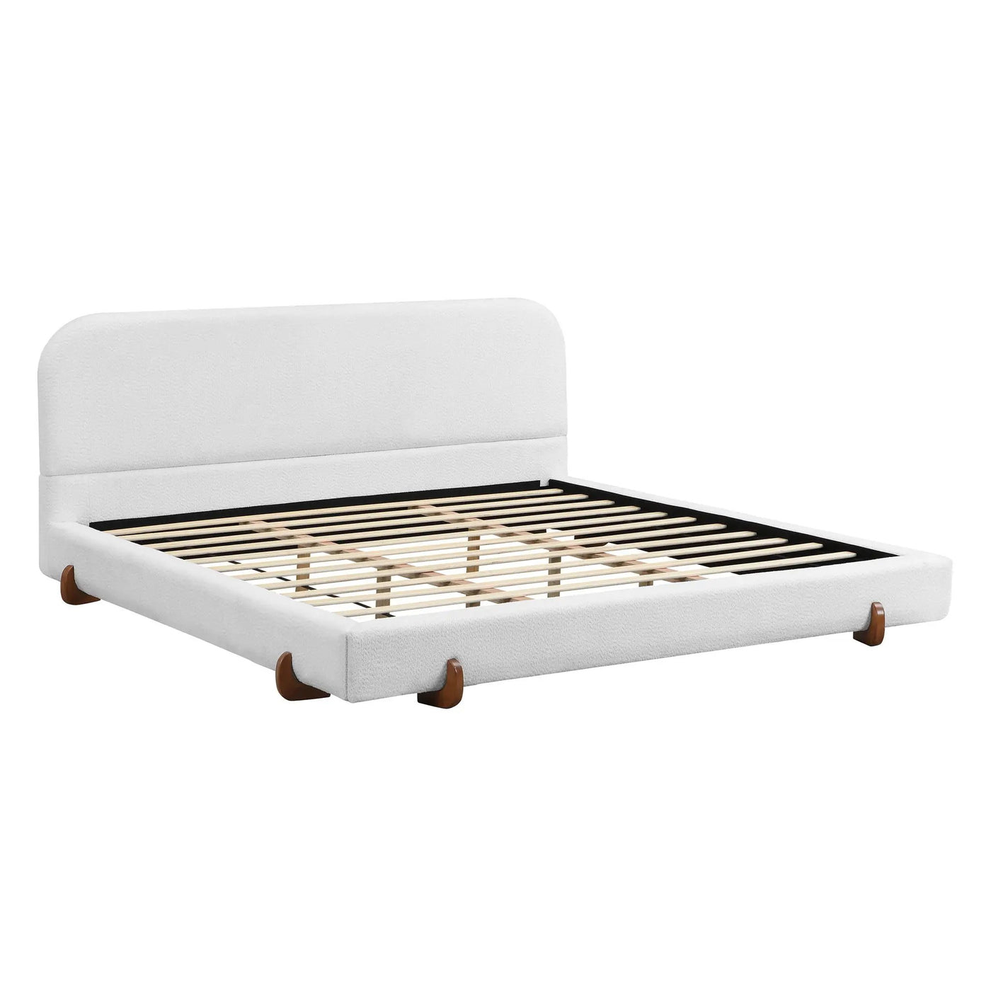 Elegant Upholstered Bed Frame by HouseOfZazla