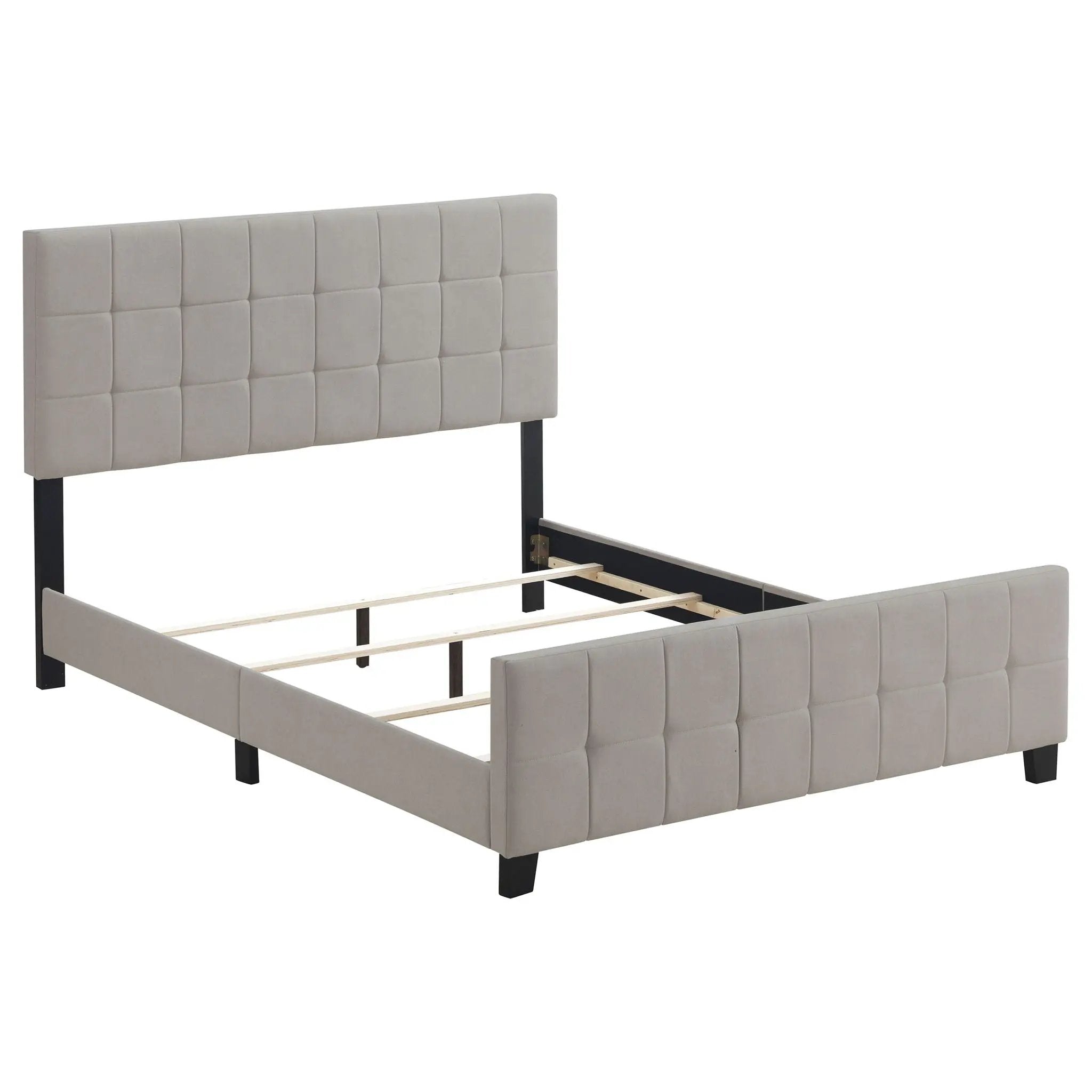 Fairfield Upholstered Queen Panel Bed Beige by Unique Piece Furniture