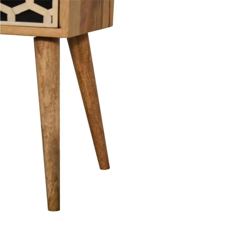 Inlay Bone Inlay Drawer Nightstand by HouseOfZazla