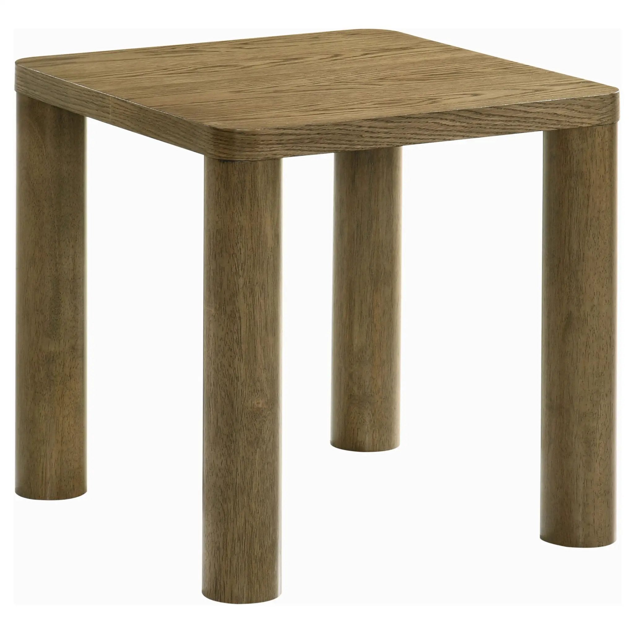 Castlewood 3-piece Cocktail Coffee Table Set Brown Oak by Unique Piece Furniture