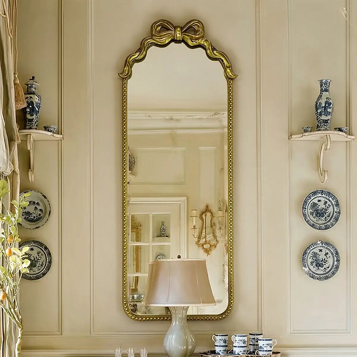 Gold Ornate Full Length Mirror by HouseOfZazla