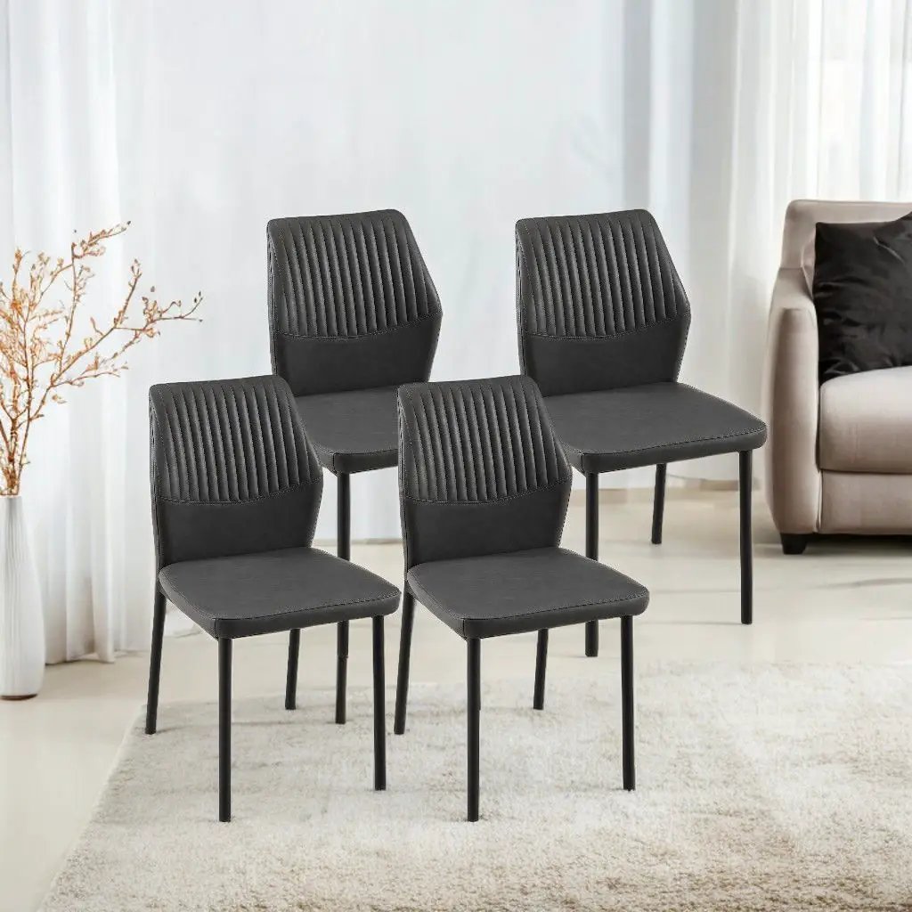 Dining Chairs Living Room Chair Modern Kitchen Armless Side Chair With Metal Legs by HouseOfZazla
