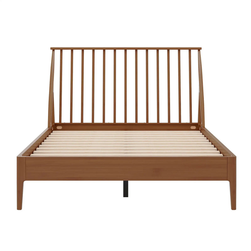 Bohemian Platform Bed With Tall Headboard by HouseOfZazla