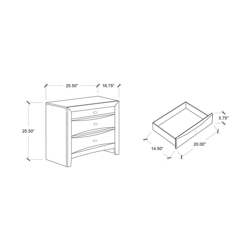 Lucille - 5 Piece Bedroom Set With Storage Drawers And Bookcase Headboard by HouseOfZazla