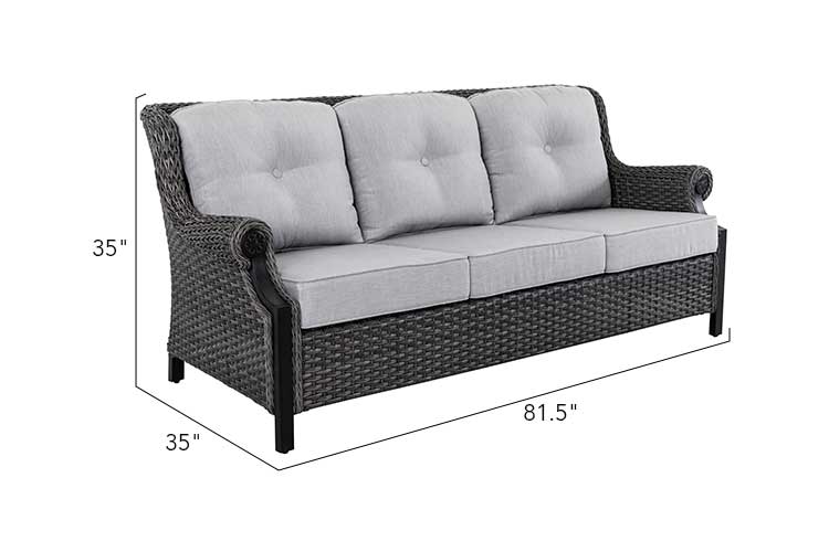 Lassen 4-Piece Firepit Set with Swivel Rocking Chairs, photo 4 of 16