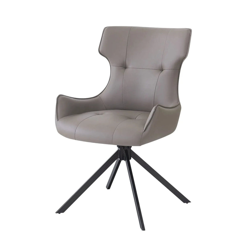 Damita - Side Chair With Swivel (Set of 2) - Camel by HouseOfZazla