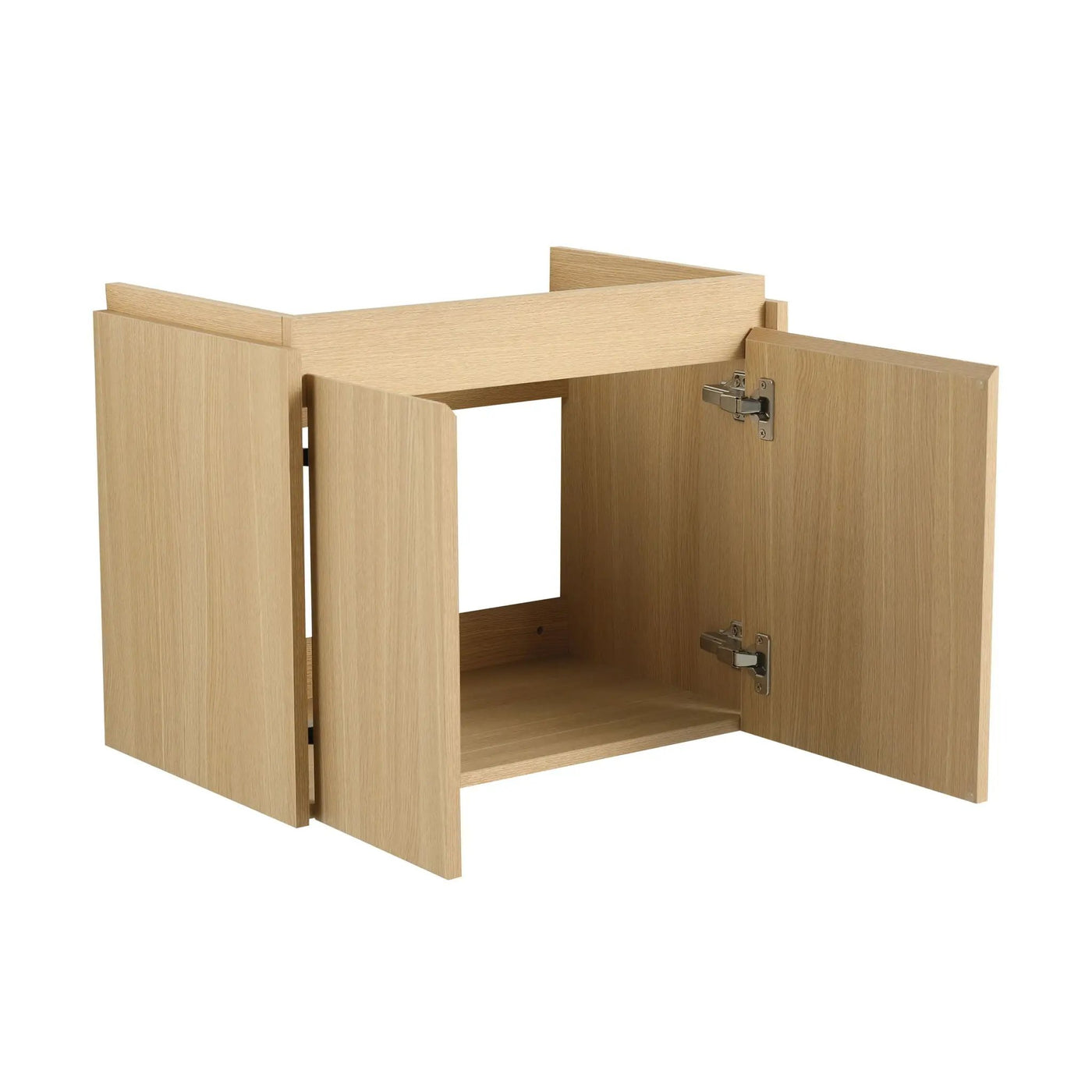 Modern Bathroom Vanity With Ceramic Basin, Wall Mounted Floating Sink Combo, Storage Cabinet by HouseOfZazla