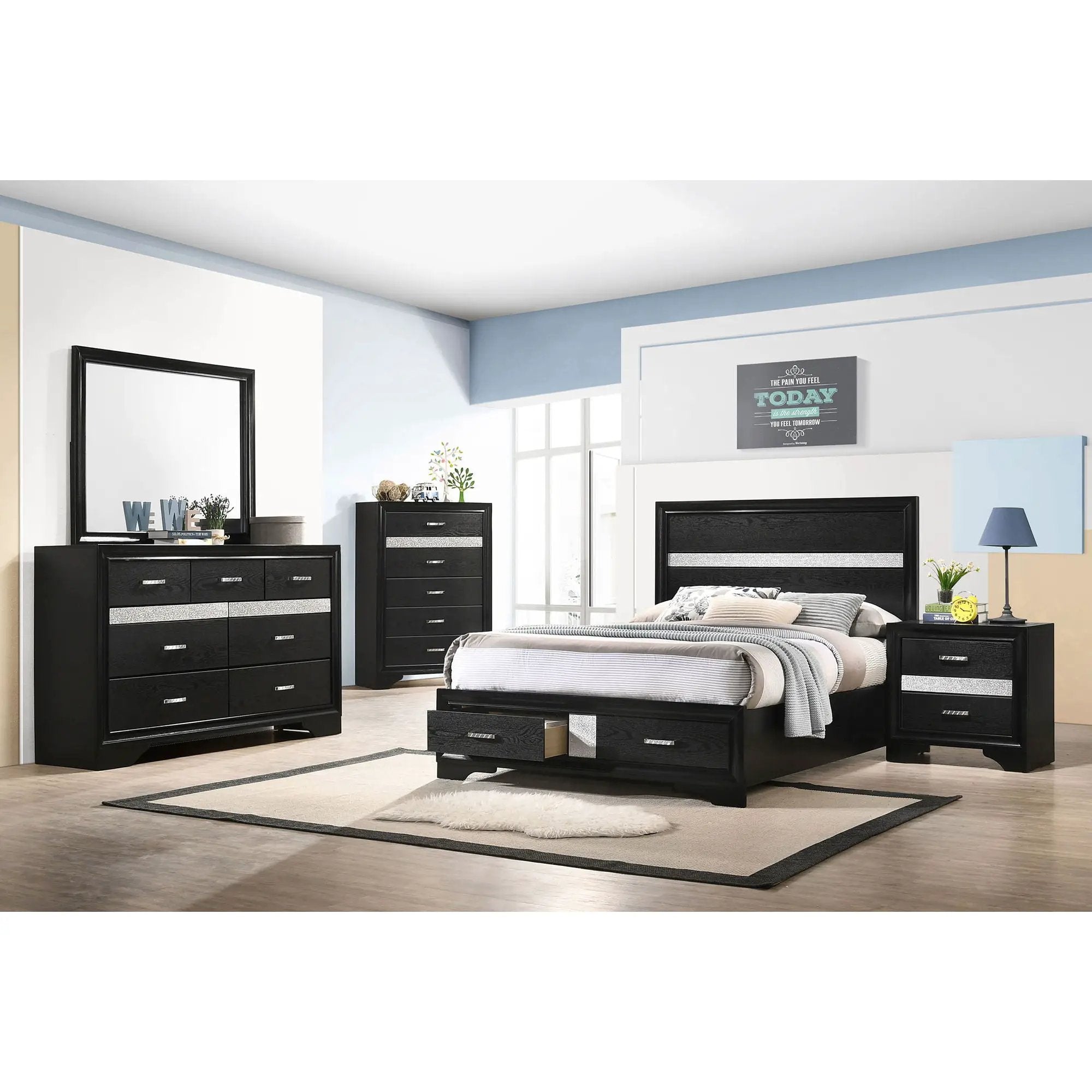 Annie - 5 Piece Bedroom Set by HouseOfZazla