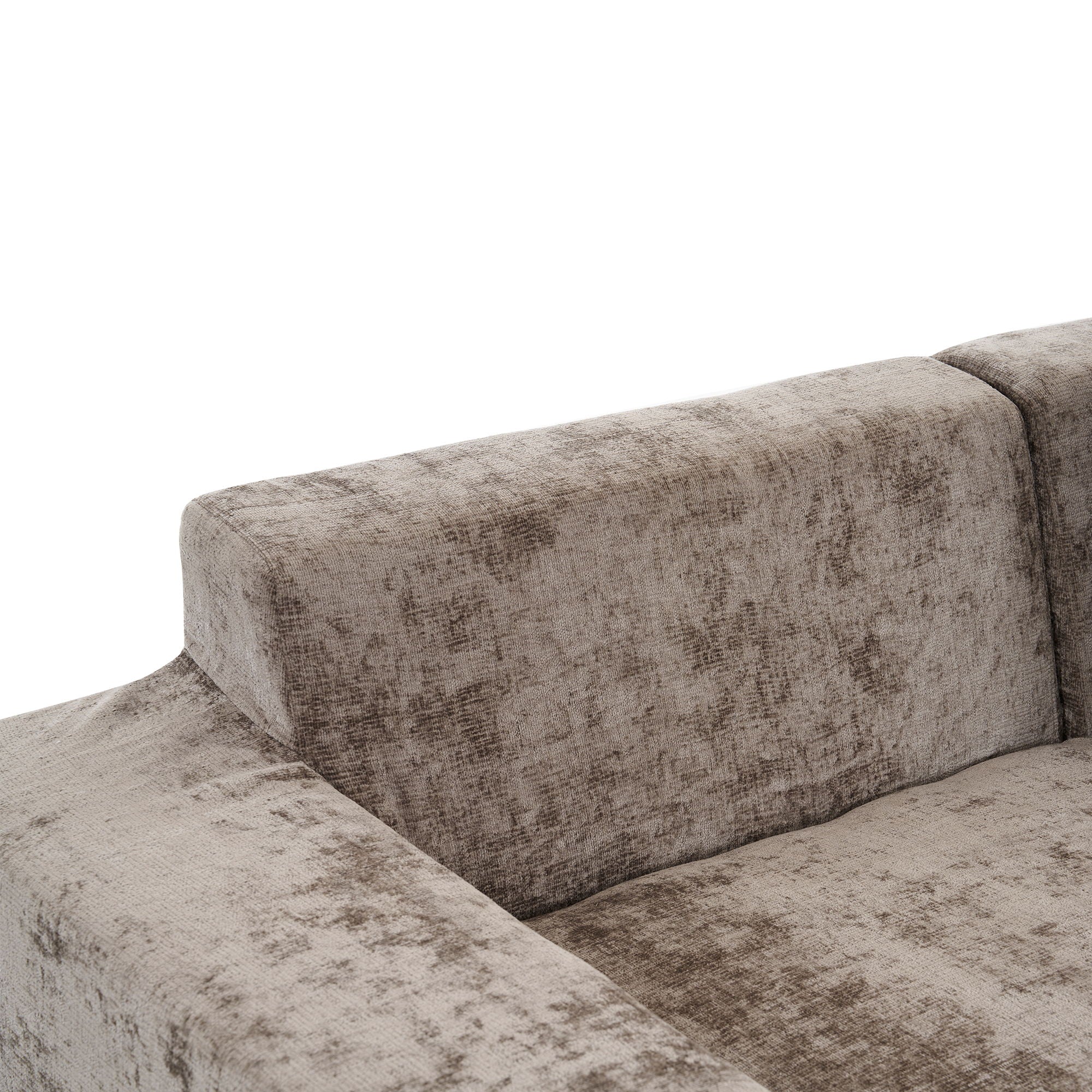 Modular Cloud Sectional Sofa Set, U-Shaped Upholstered Couch With Deep Seat by HouseOfZazla