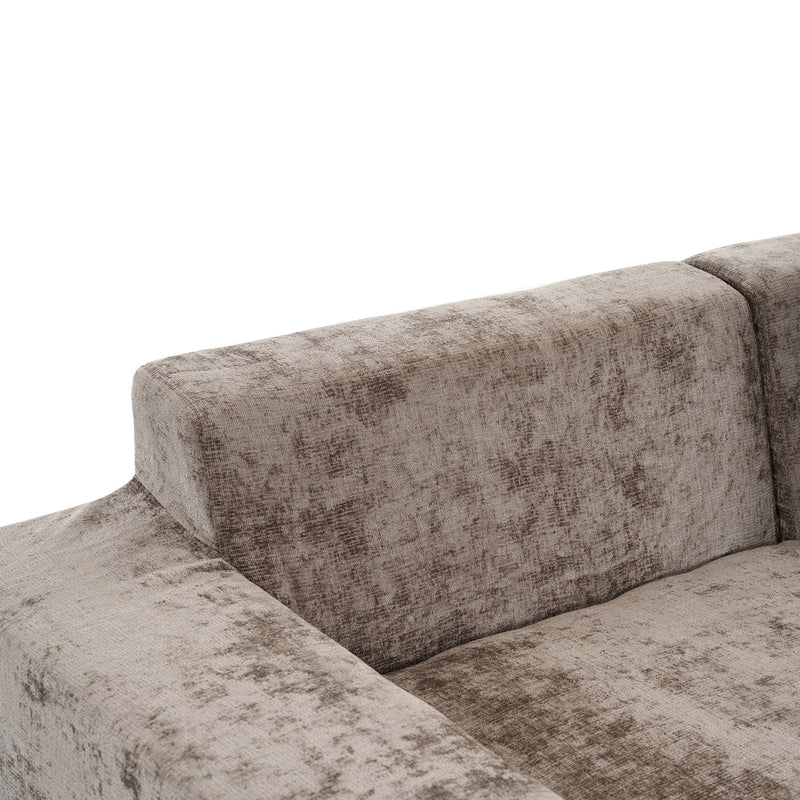 Modular Cloud Sectional Sofa Set, U-Shaped Upholstered Couch With Deep Seat by HouseOfZazla