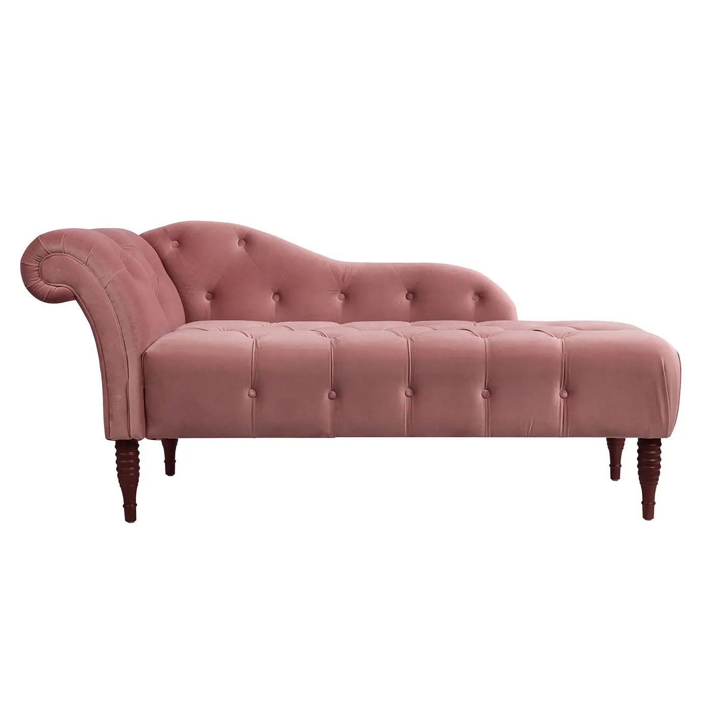 Samuel - Tufted Roll Arm Chaise Lounge by HouseOfZazla