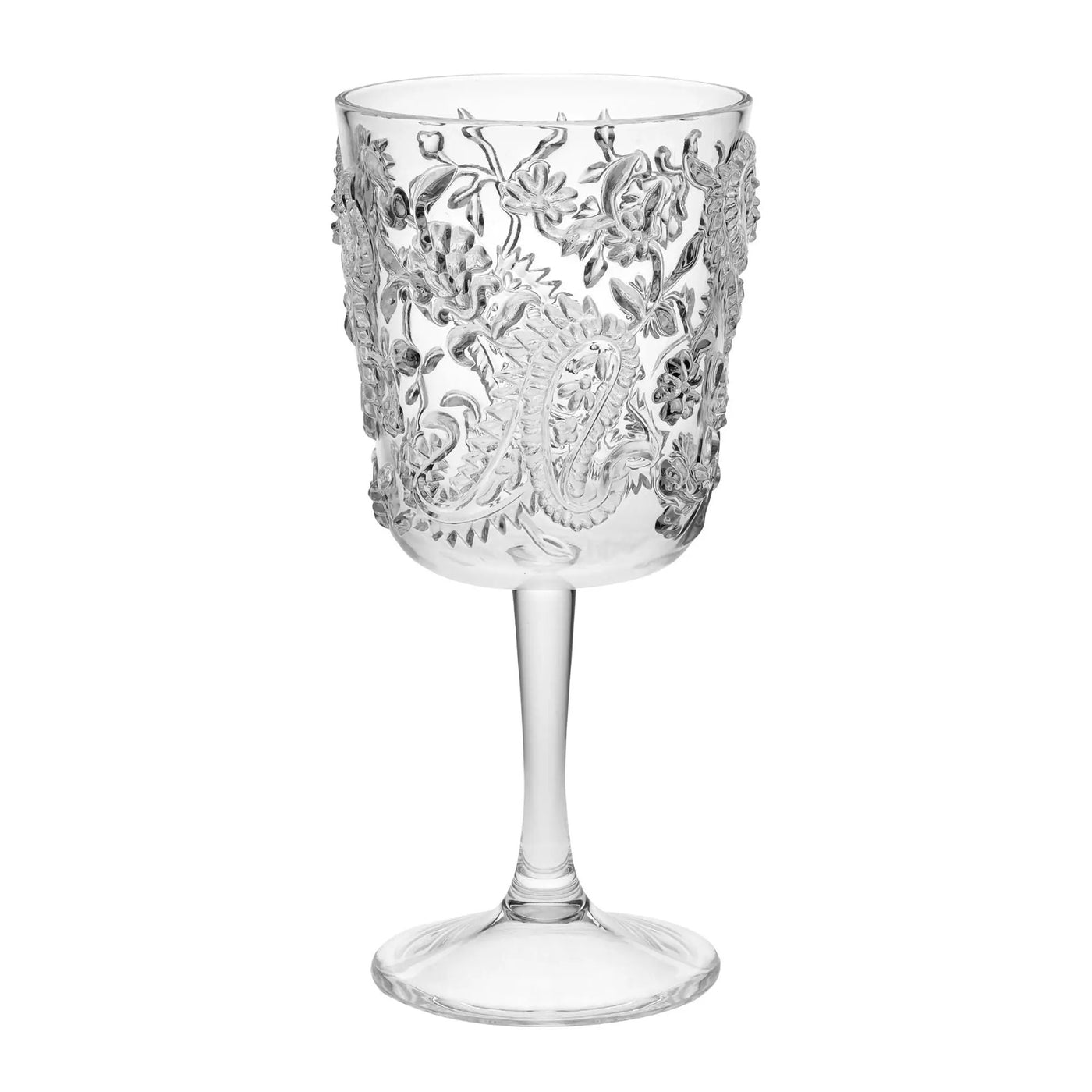 Paisley Acrylic Wine Glasses (Set of 4) by HouseOfZazla
