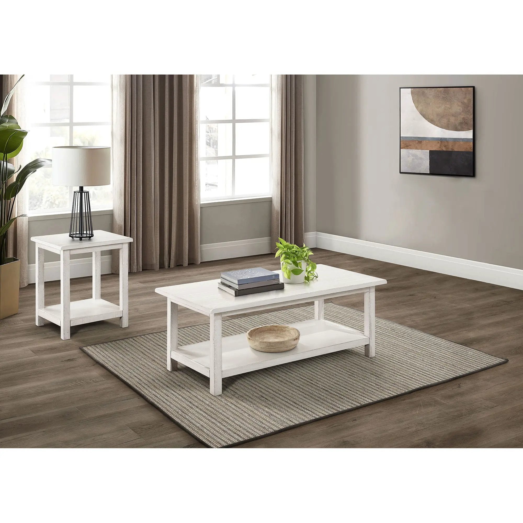 Castleton - Coffee And End Table Set With Storage by HouseOfZazla