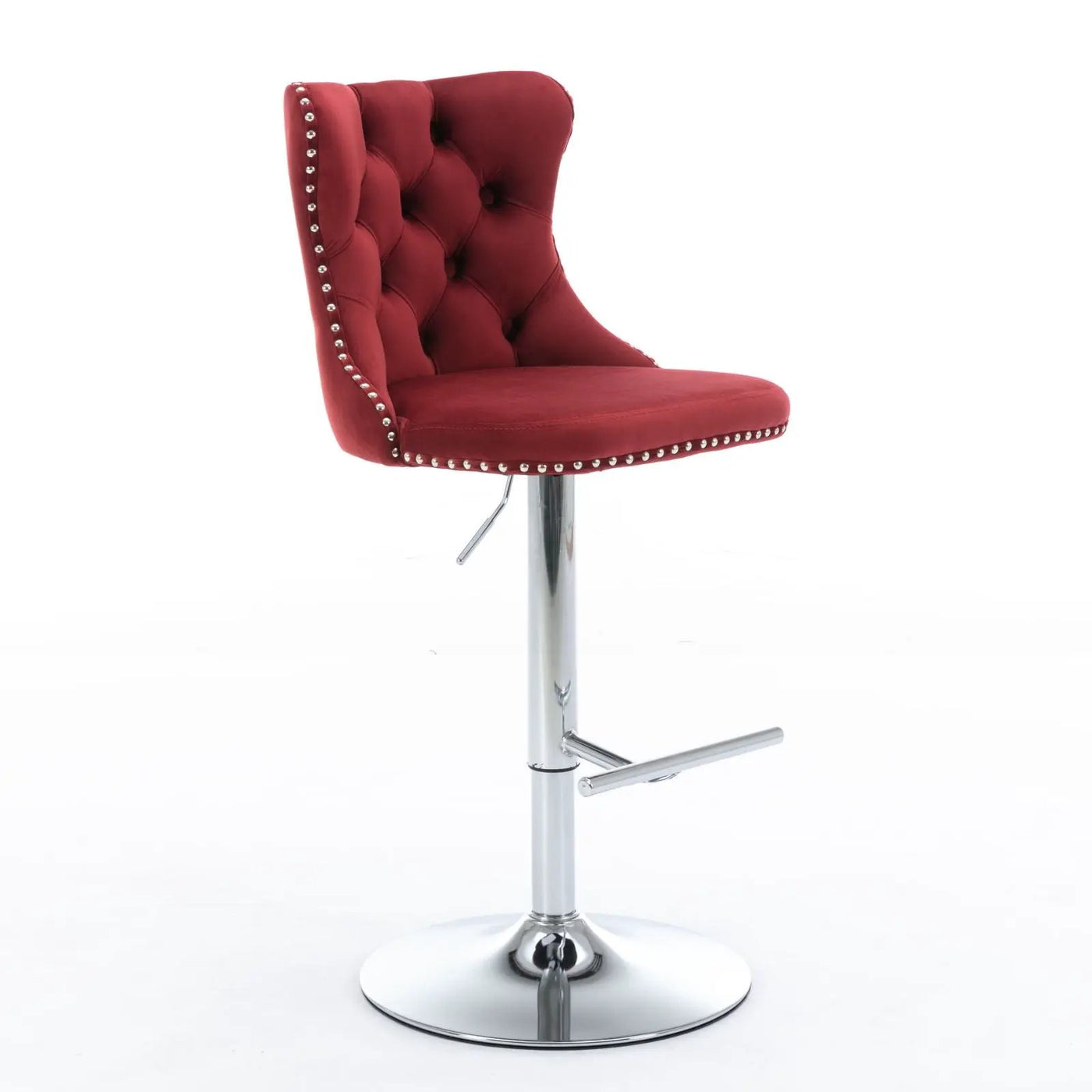 Swivel Adjustable Height Barstools Set of 2 by HouseOfZazla