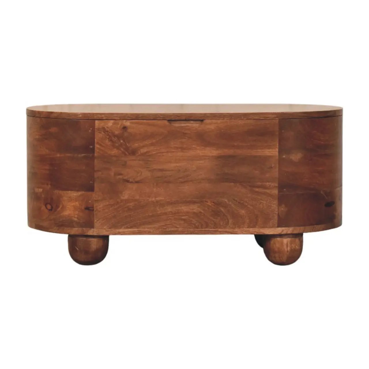 Solid Wood Curva Storage Trunk by HouseOfZazla
