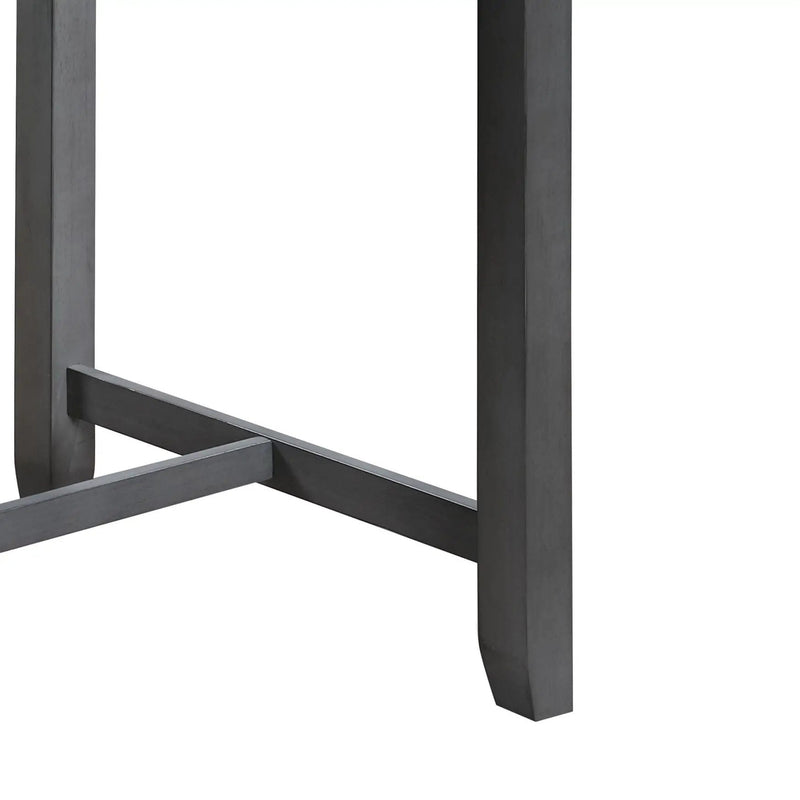 Graham - Small Space Counter Height Dining Table With USB Charging Ports And Shelves by HouseOfZazla