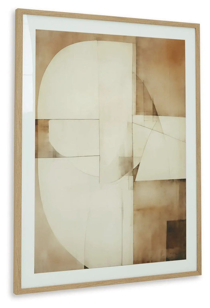 Corlain - Wall Art - Brown / Tan / White by Unique Piece Furniture