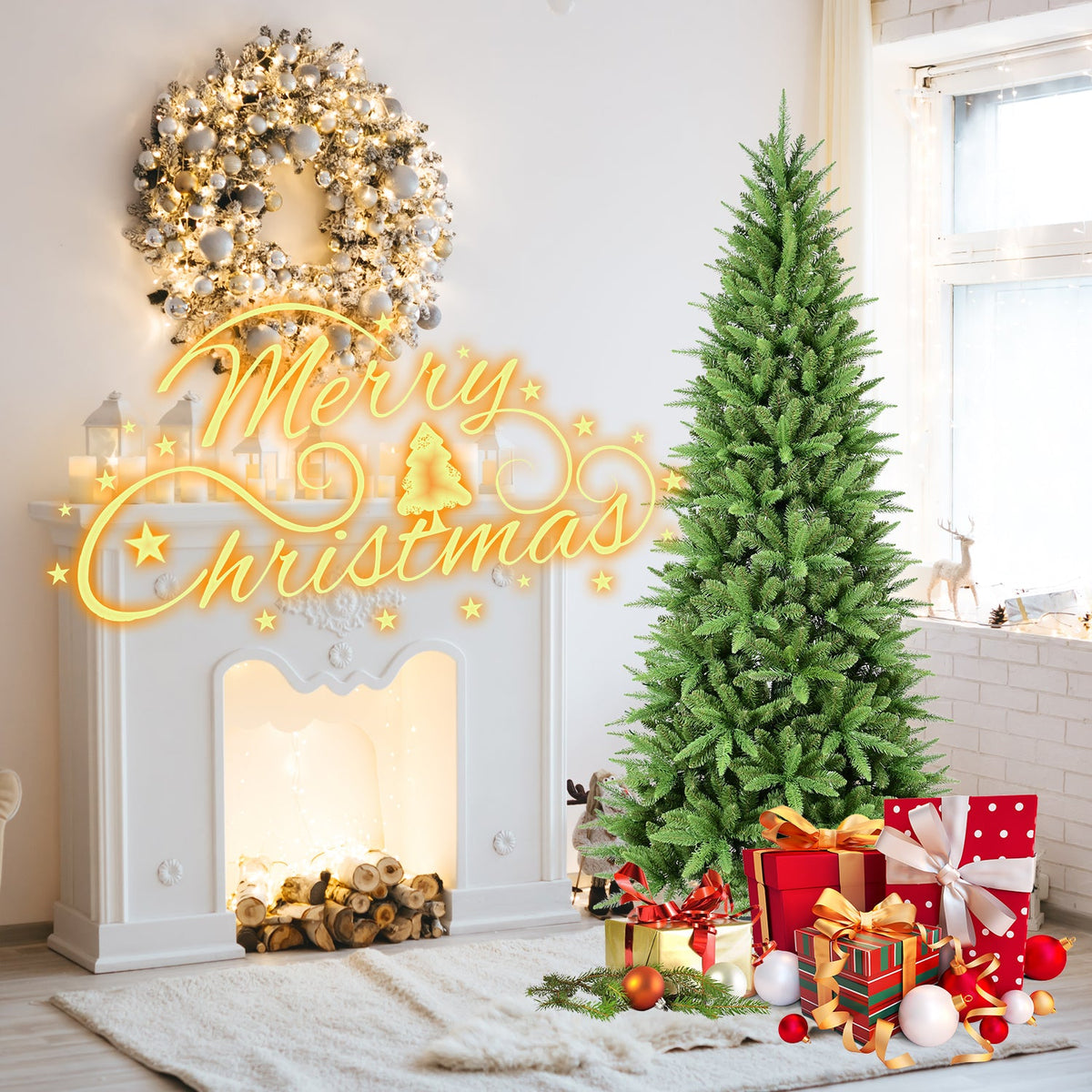 4FT Slim Christmas Tree, photo 7 of 10