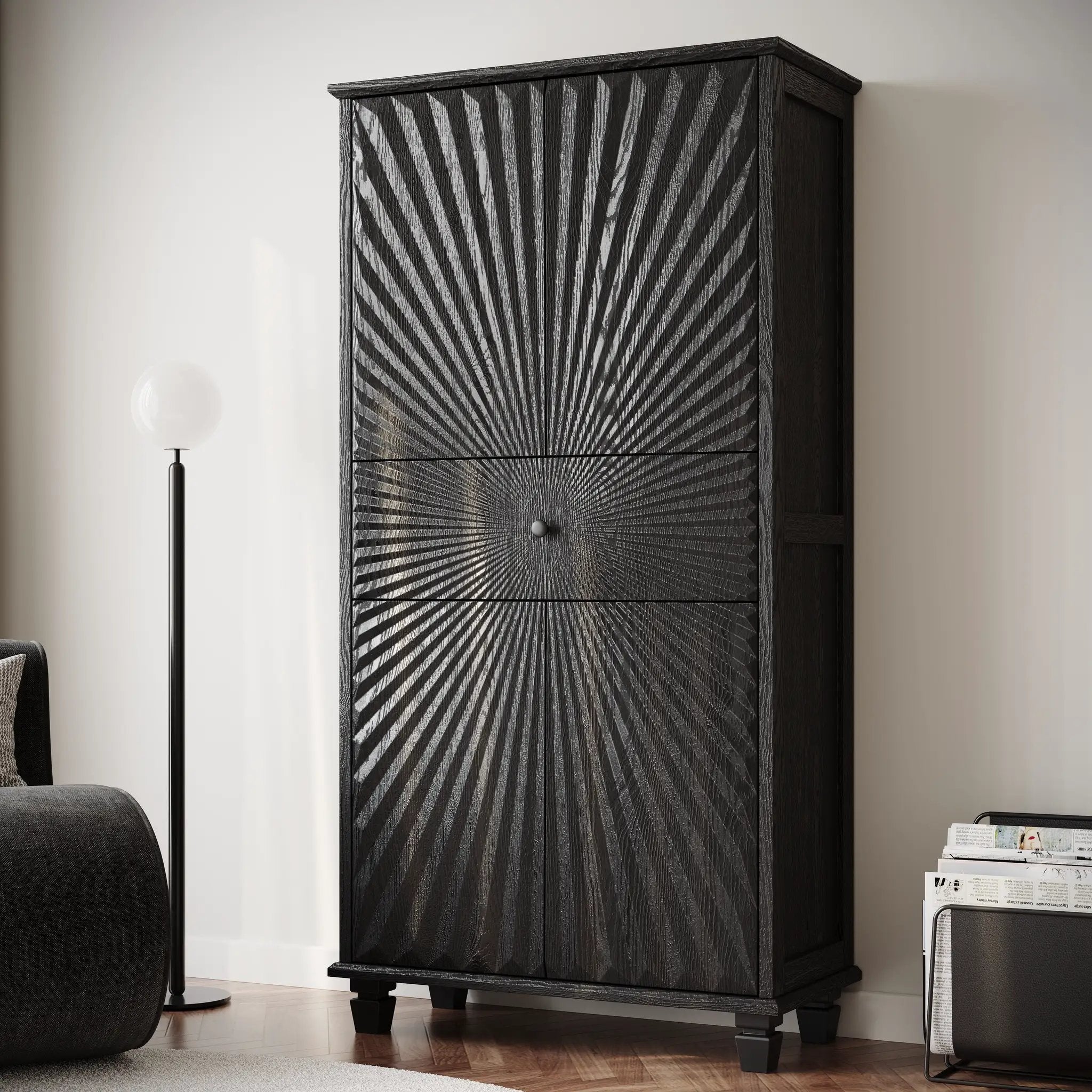 64.5'' Tall Accent 4-Door Cabinet by HouseOfZazla