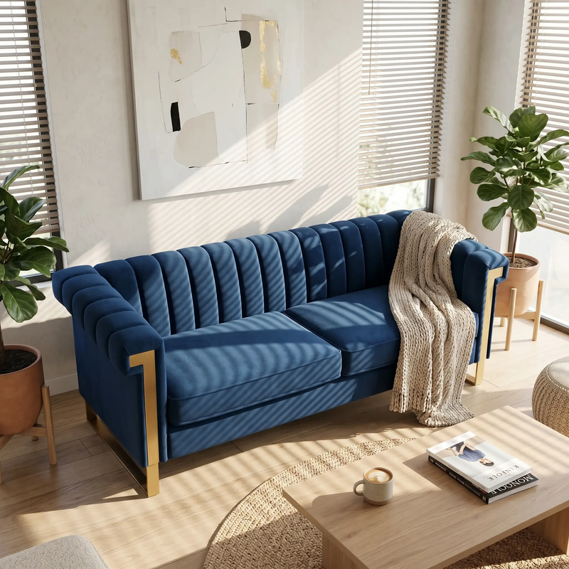 FX-P81B-BU (834-53 Sofa) by HouseOfZazla