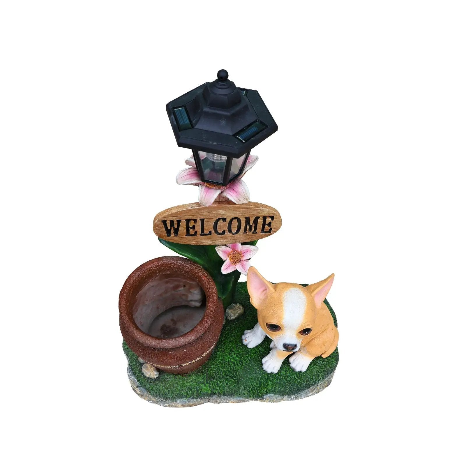 Sitting Corgi Dog Planter Outdoor Decor by HouseOfZazla
