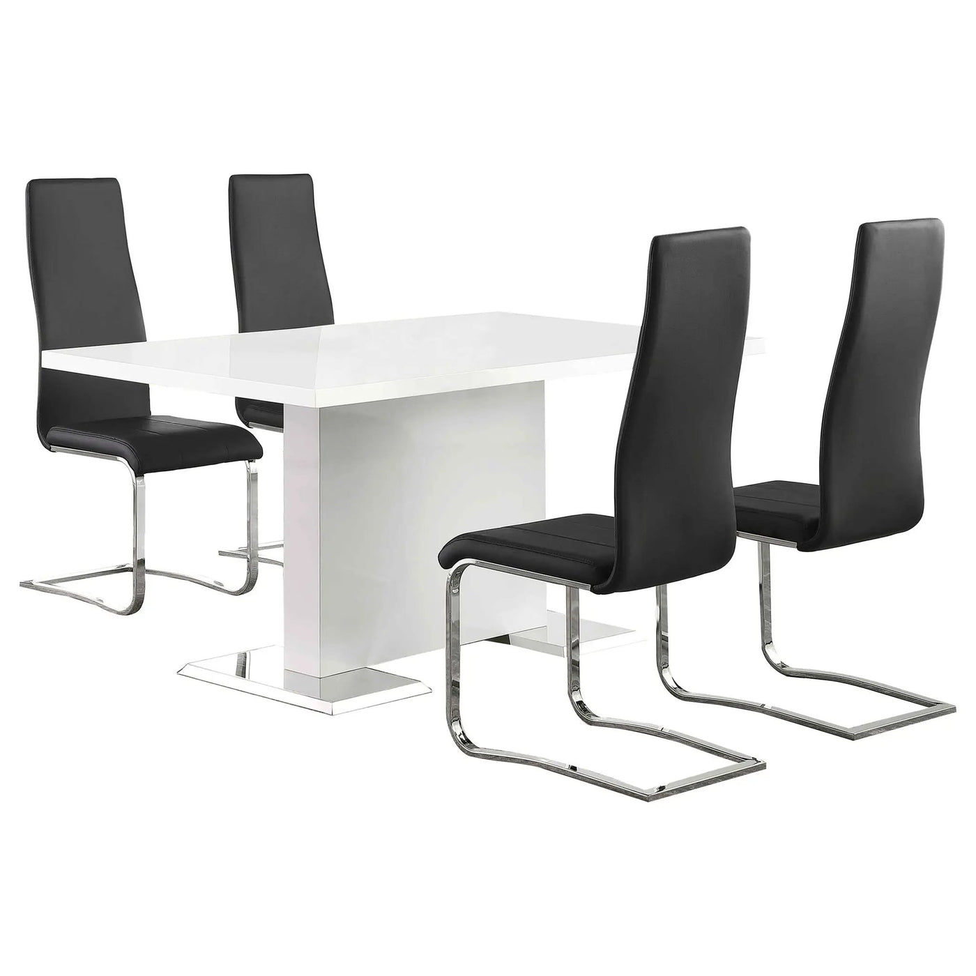 Wenzl - 5 Piece Dining Table Set by HouseOfZazla