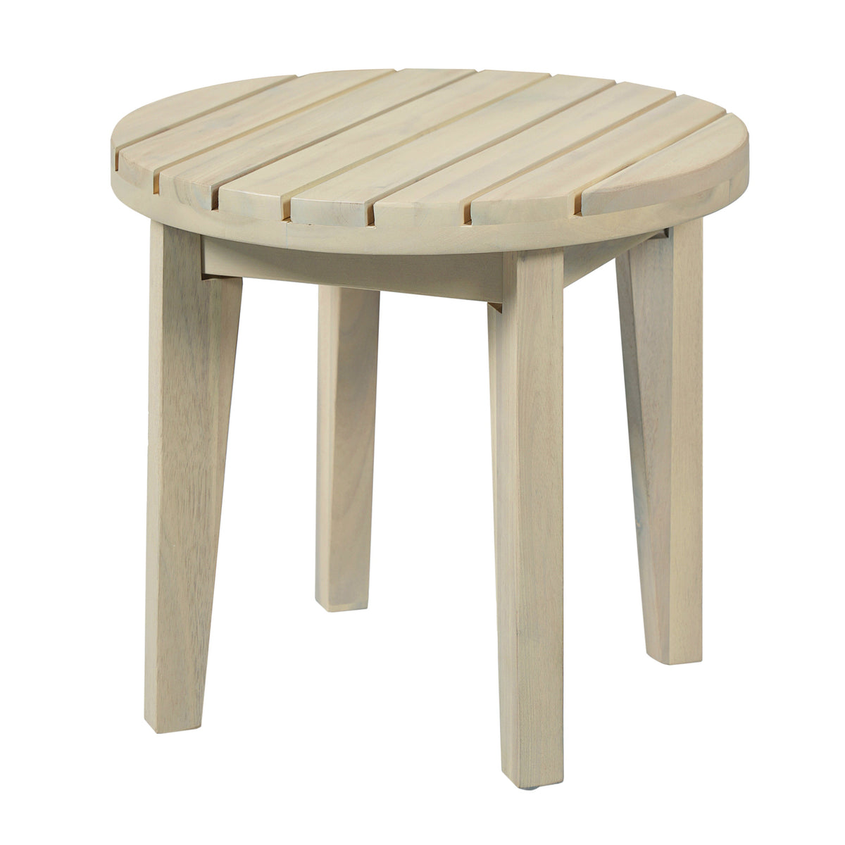 16" Square Acacia Wood Outdoor Side Table with Weather-Resistant Finish, photo 3 of 10