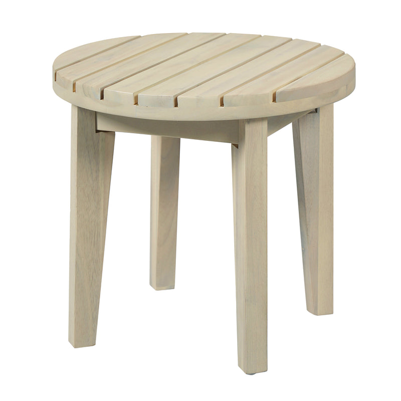 16" Square Acacia Wood Outdoor Side Table with Weather-Resistant Finish, photo 3 of 10