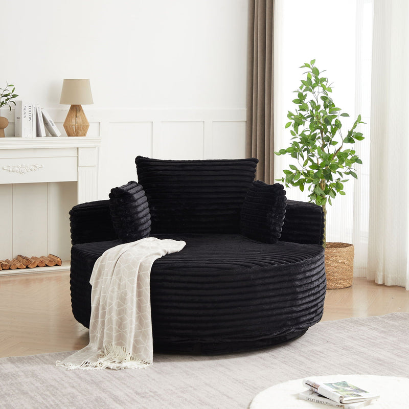 Swivel Chair With 360° Rotation For Living Room by HouseOfZazla