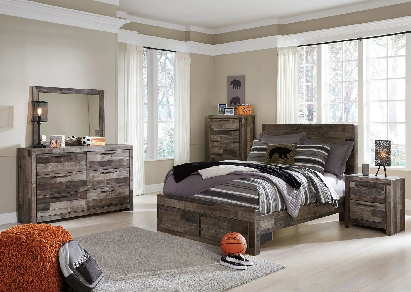Derekson - Panel Bed by Unique Piece Furniture