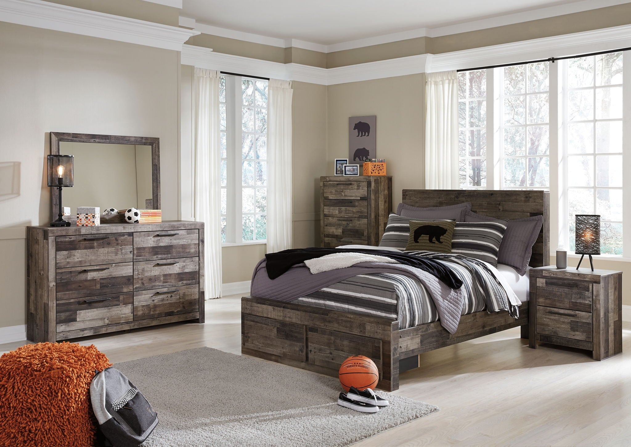 Derekson - Panel Bed by Unique Piece Furniture