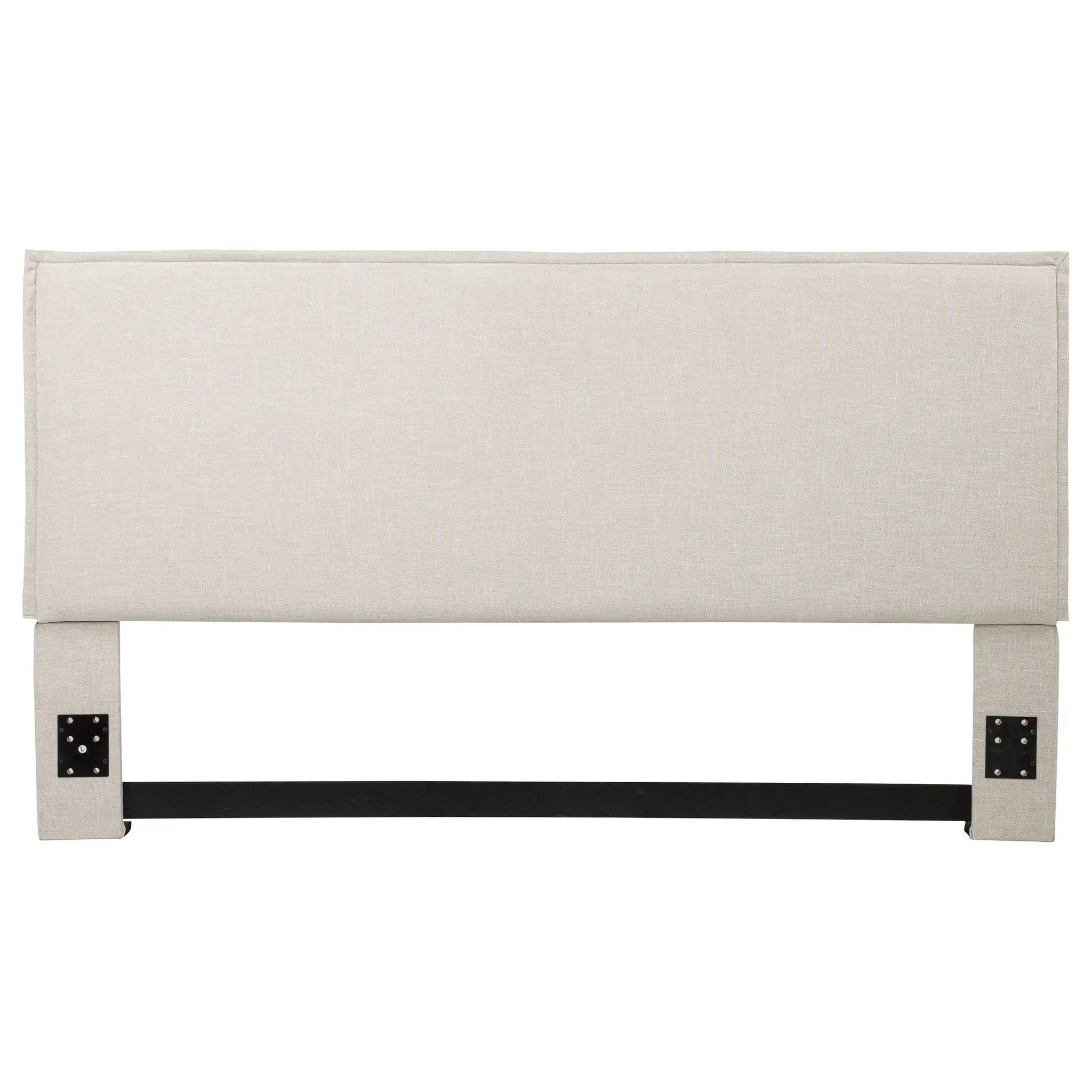 Izzy Upholstered King Panel Headboard Sand by Unique Piece Furniture