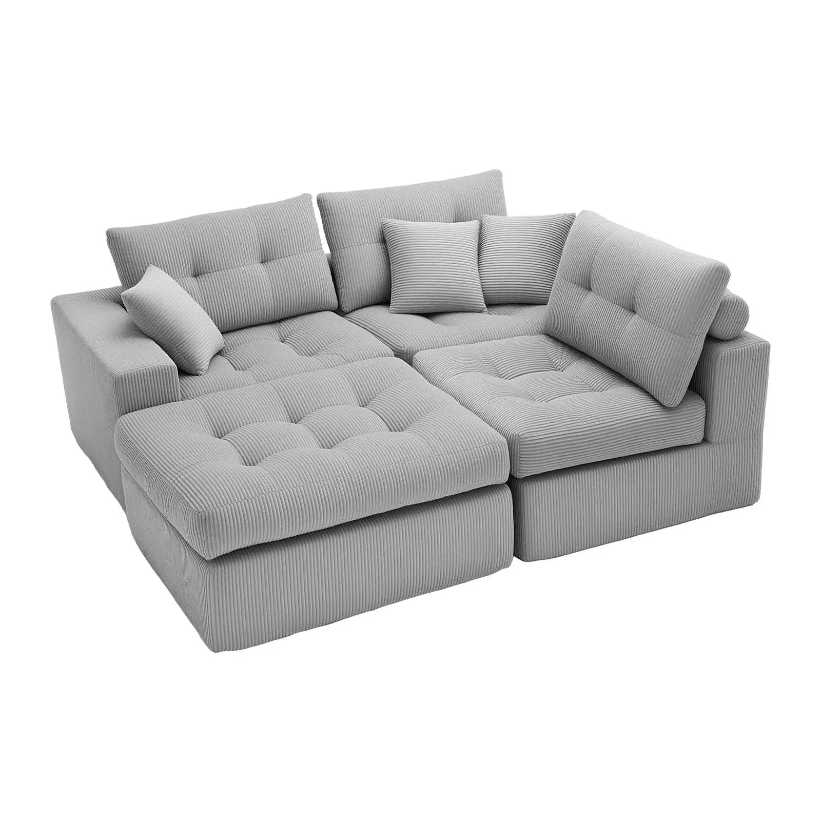 Corner Chaise L-Shaped Sectional Sofa Bed by HouseOfZazla