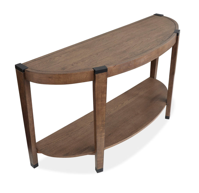 Kaysen - Demilune Sofa Table - Wallaby, photo 4 of 7
