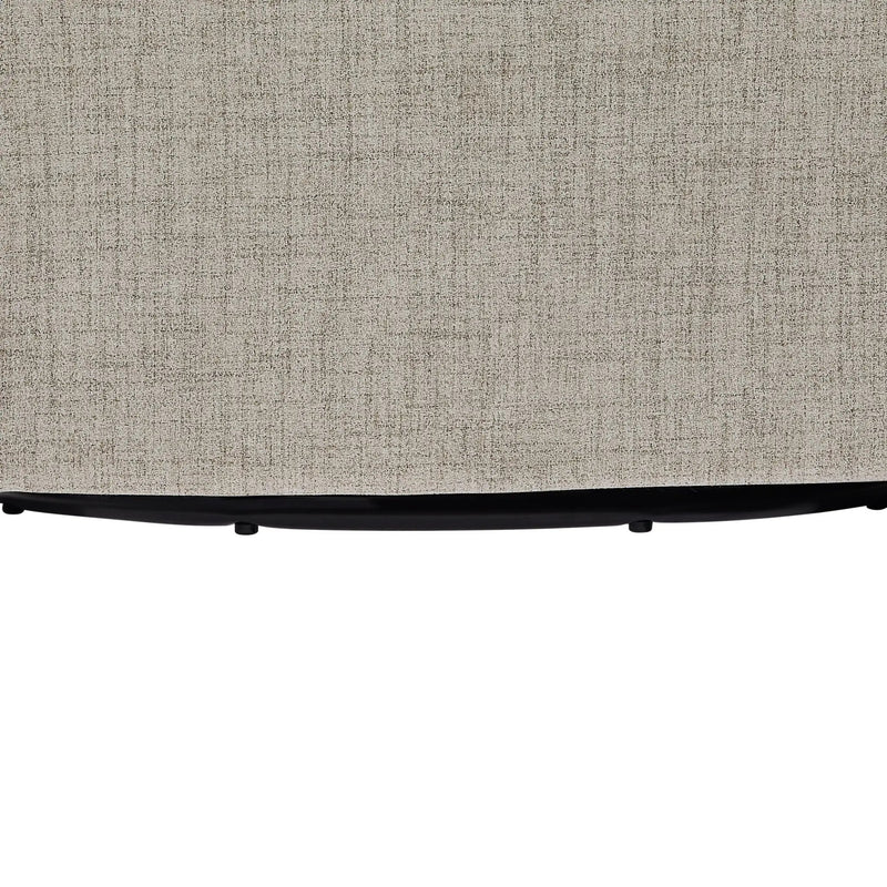 Solitude - Skirted Swivel Accent Chair With Hemp Like by HouseOfZazla