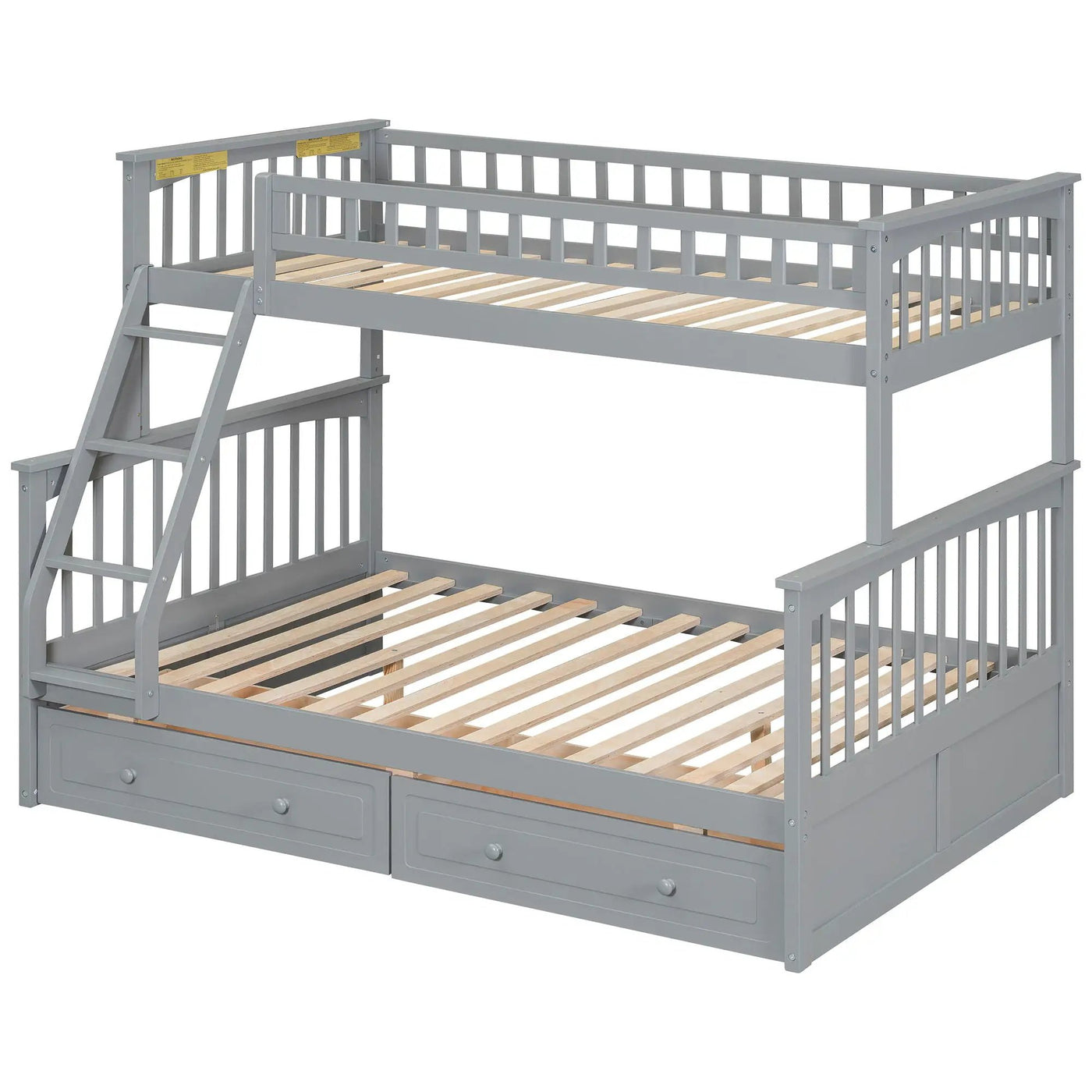 Bunk Bed With Drawers, Convertible Storage Bed by HouseOfZazla