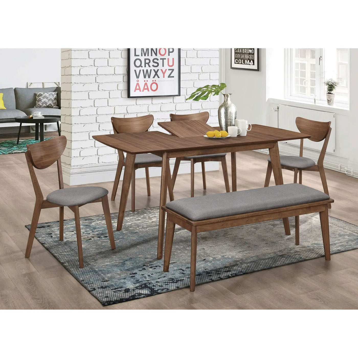 Mid-Century Modern Upholstered Dining Chair (Set of 2) by HouseOfZazla