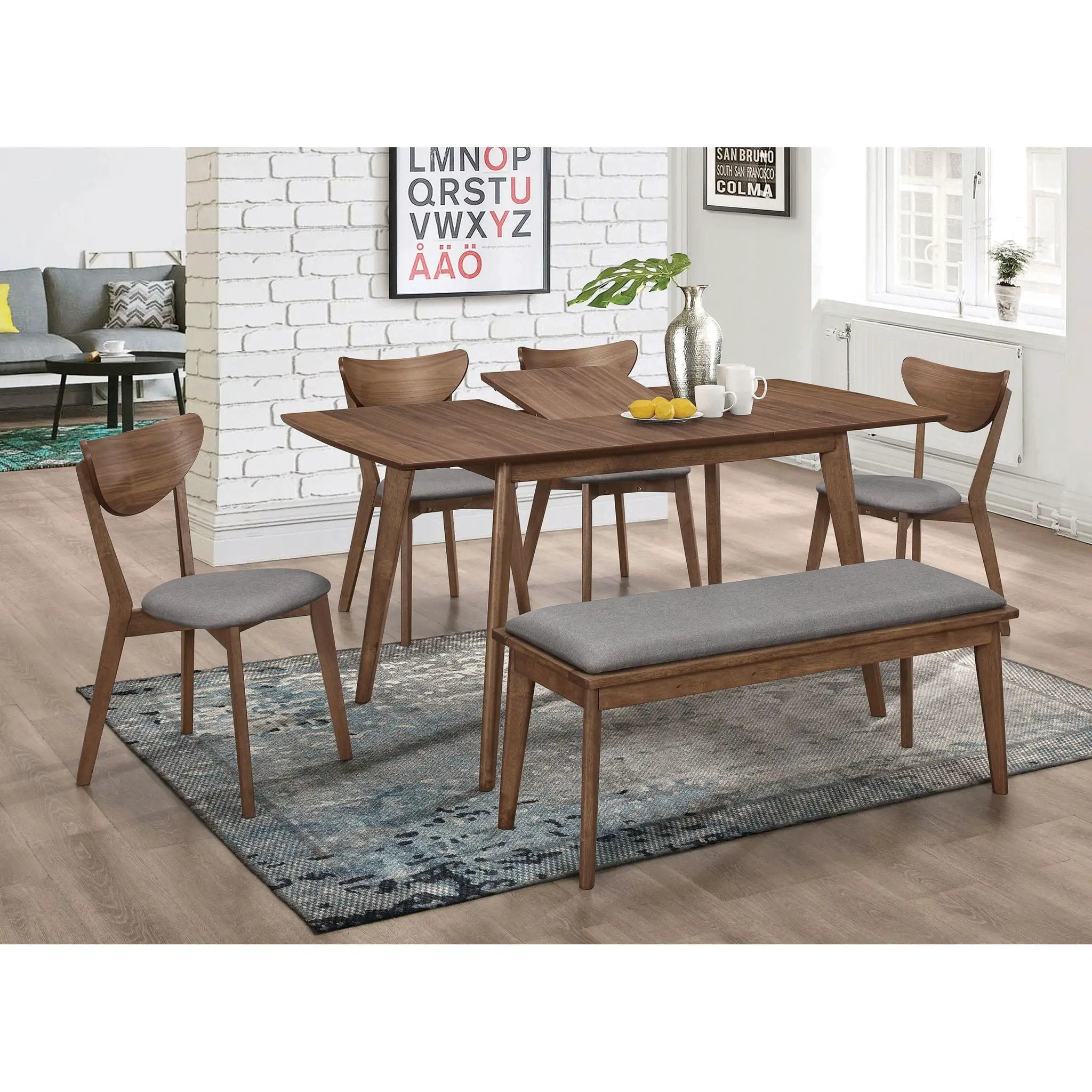 Mid-Century Modern Upholstered Dining Chair (Set of 2) by HouseOfZazla