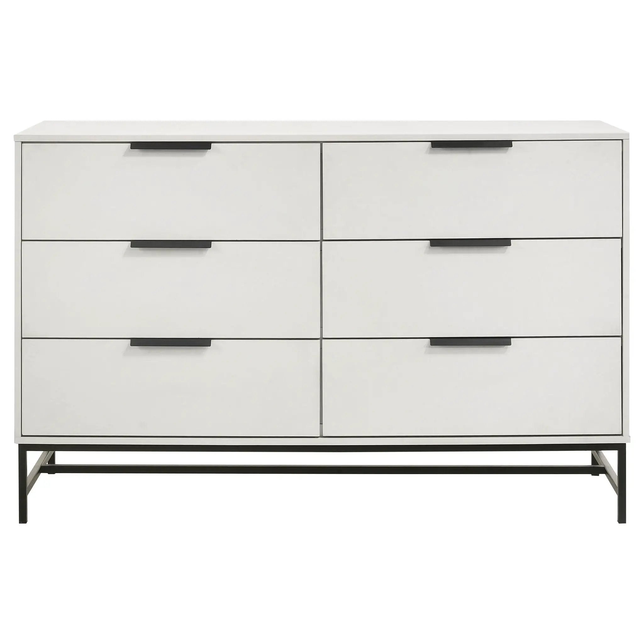 Sonora 6-drawer Bedroom Dresser White by Unique Piece Furniture