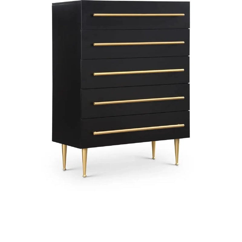 Contemporary 5 Drawer Chest For Bedroom by Unique Piece Furniture