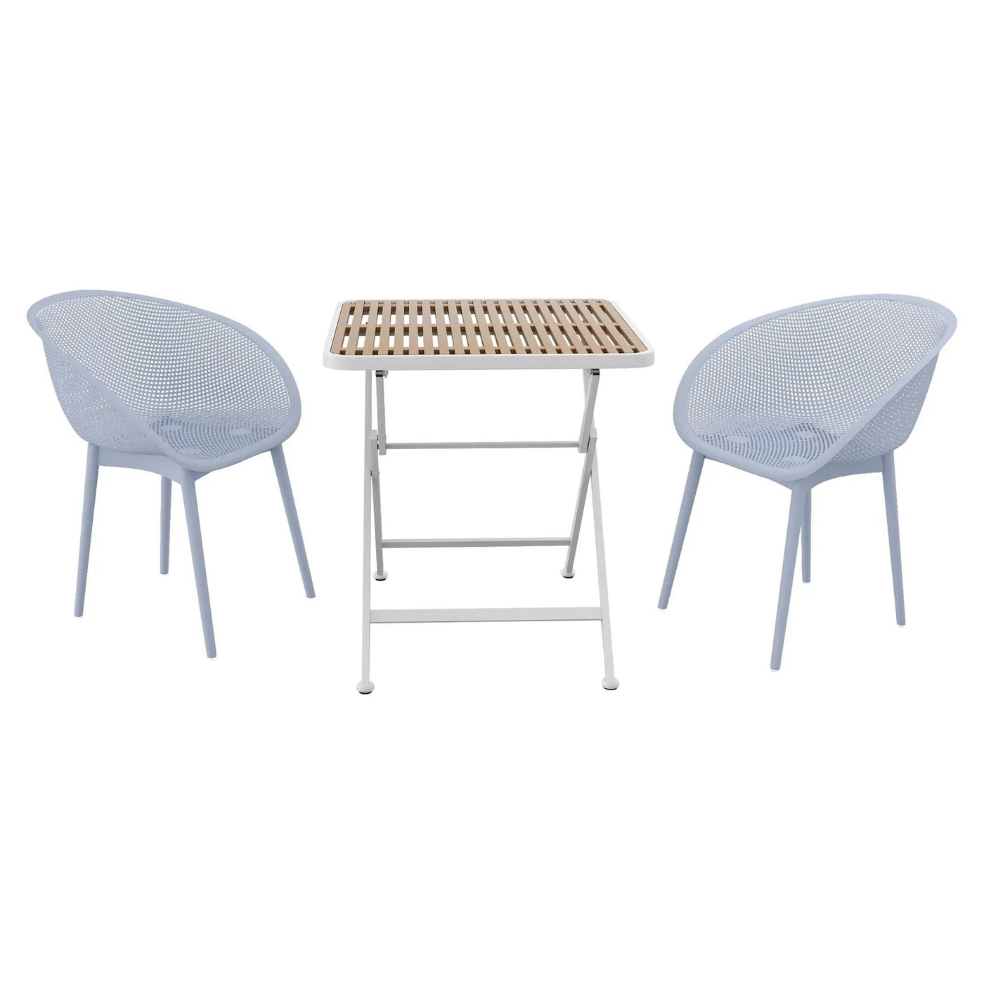 2 Pack Lounge Chair Set & Folding Square Table by HouseOfZazla