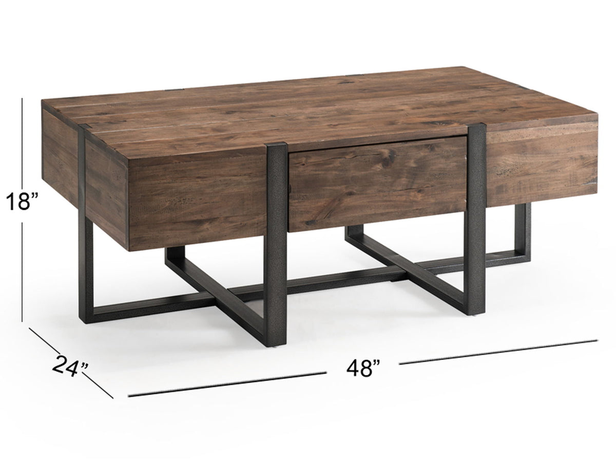 Prescott - Modern Reclaimed Wood Table, photo 5 of 10