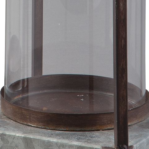 Diedrick - Indoor/Outdoor Lantern Set (Set of 2) - Gray / Black, photo 2 of 4